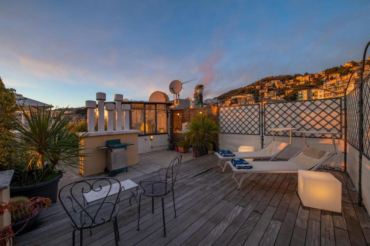 Апартаменти Castelletto Exclusive Terrace Penthouse Генуя Екстер'єр фото
